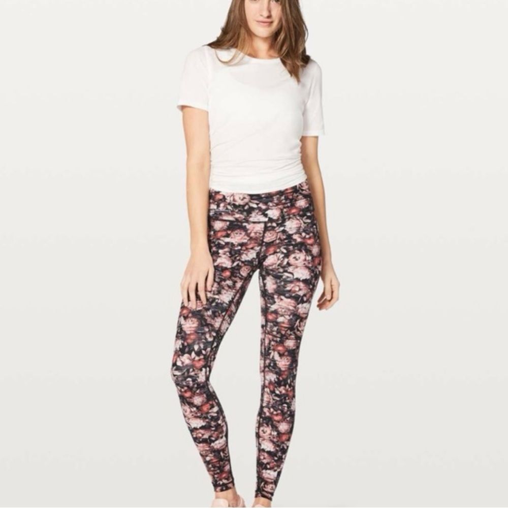 Lululemon Wunder Under Hi Rise Tight Peony Multi D4